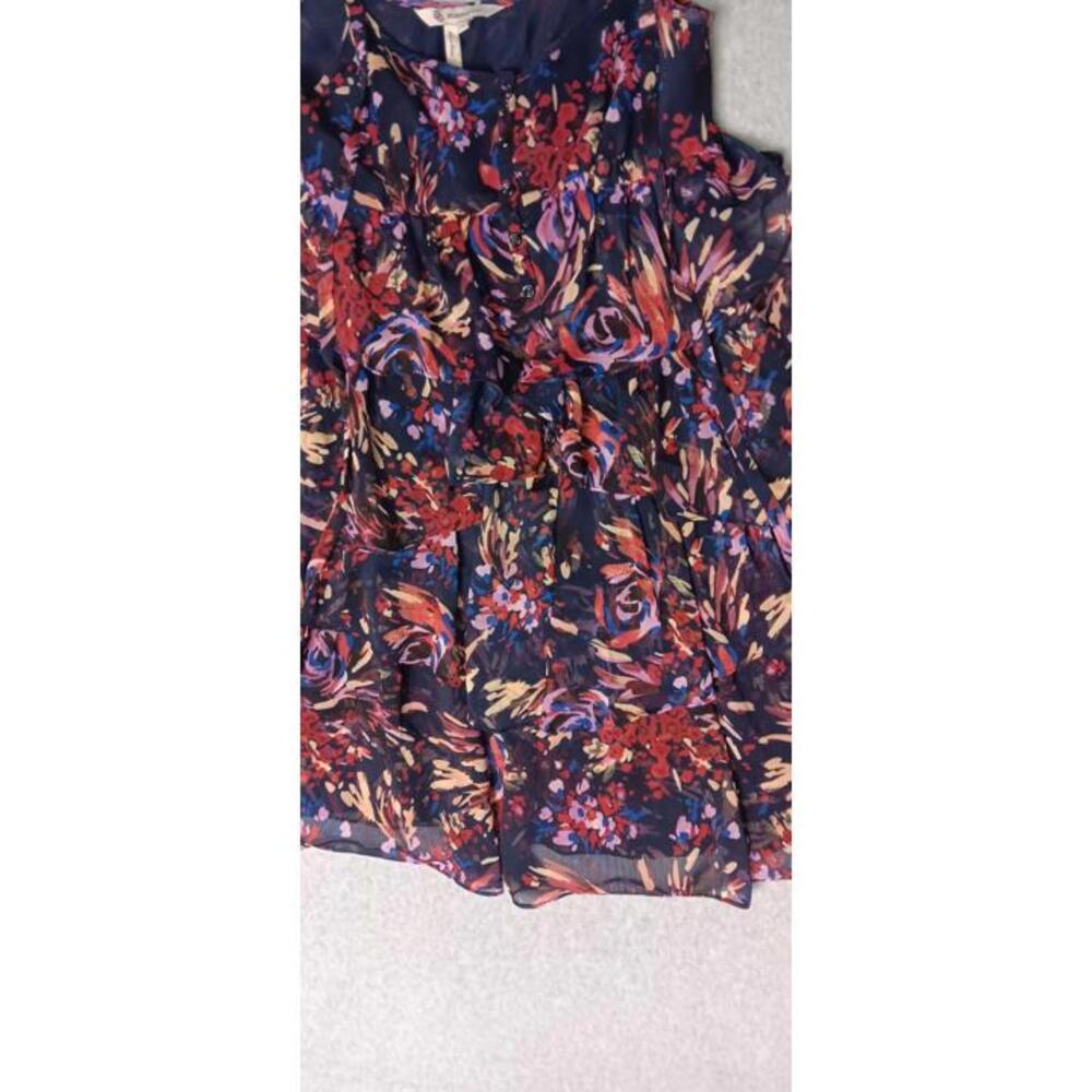 Bcbgeneration Mini dress Womens Size XS Multicolor Floral Spaghetti Strap... - Picture 7 of 11